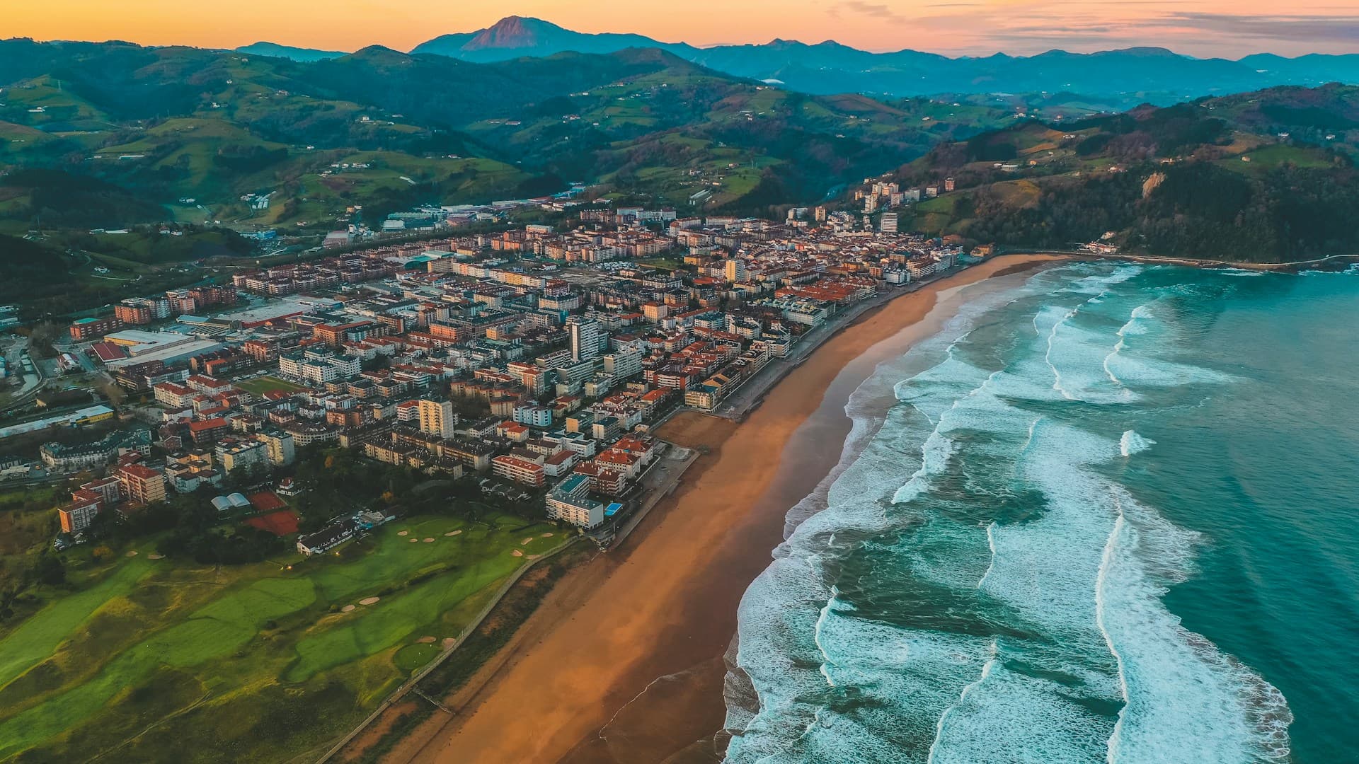 Spain surfing